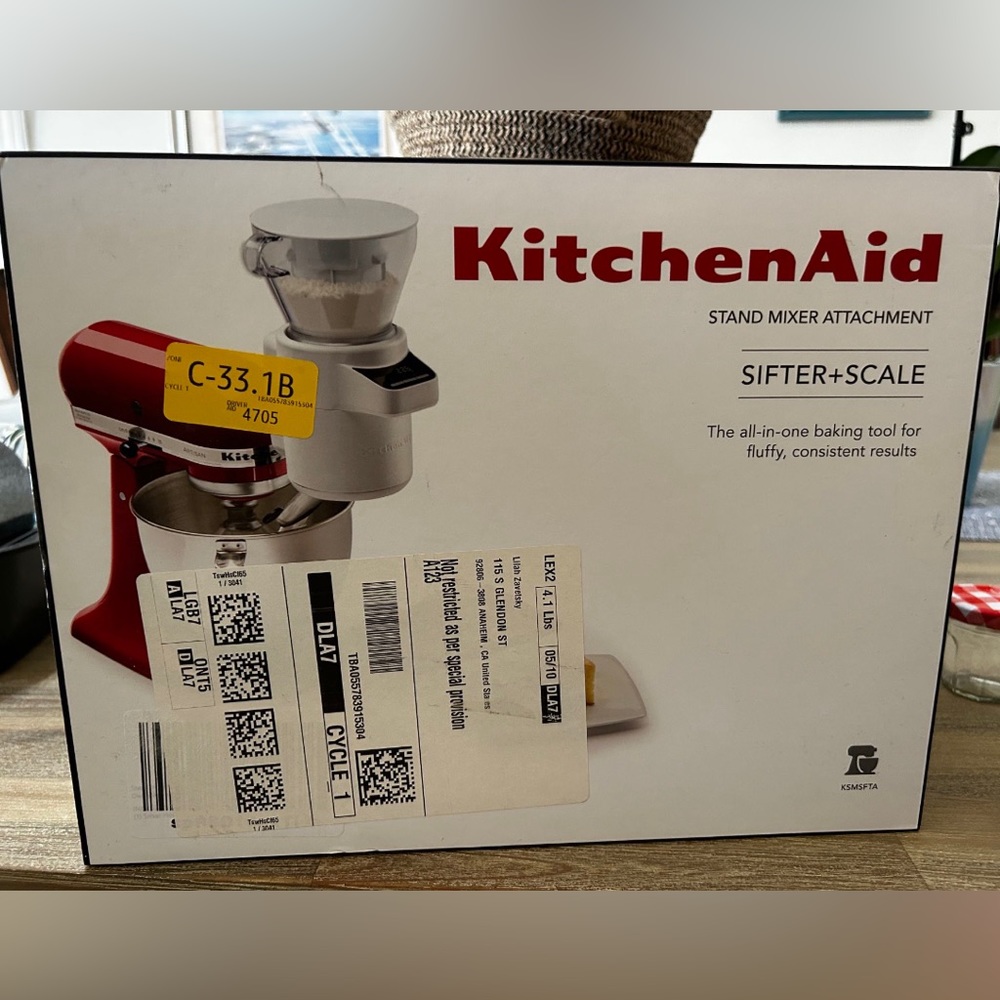 KitchenAid Mixer Sifter with Scale Attachment
